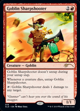🔥 Goblin Sharpshooter Secret Lair Drop - Explosion Art